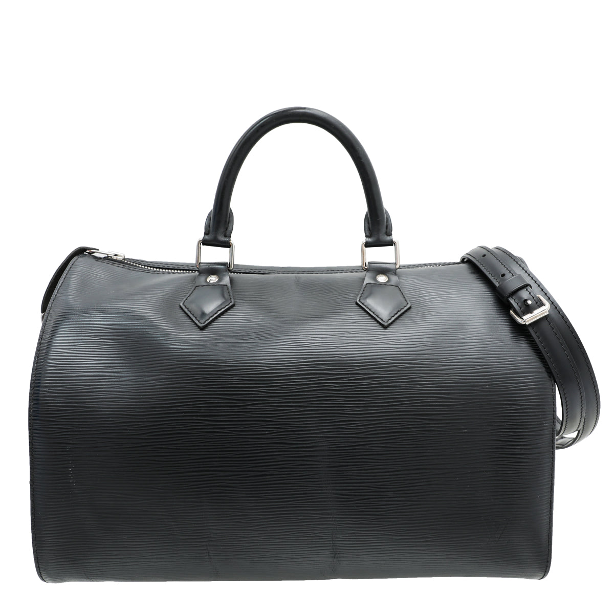 Louis Vuitton Black Speedy 30 Bag