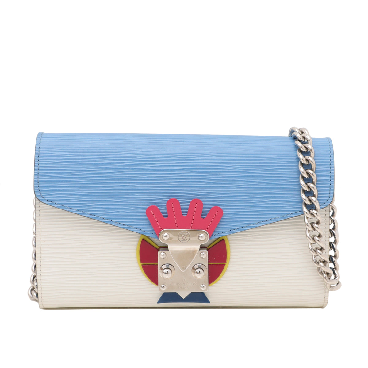 Louis Vuitton Bicolor Tribal Mask Chain Wallet-Louis Vuitton-THE CLOSET