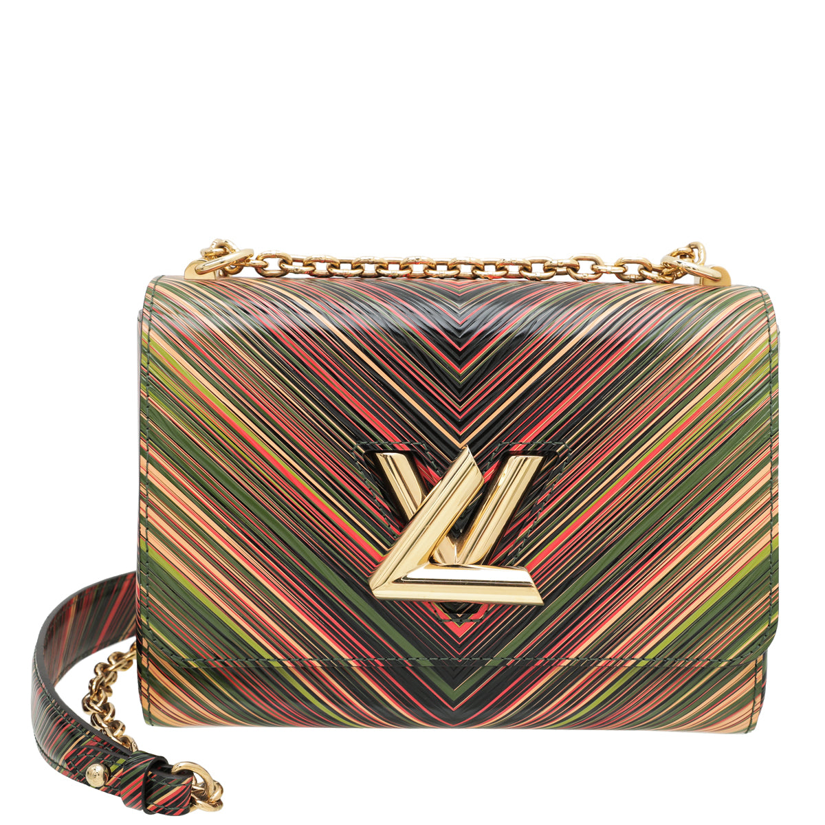 Louis Vuitton Multicolor Tropical Print Twist MM Bag-Louis Vuitton-THE CLOSET