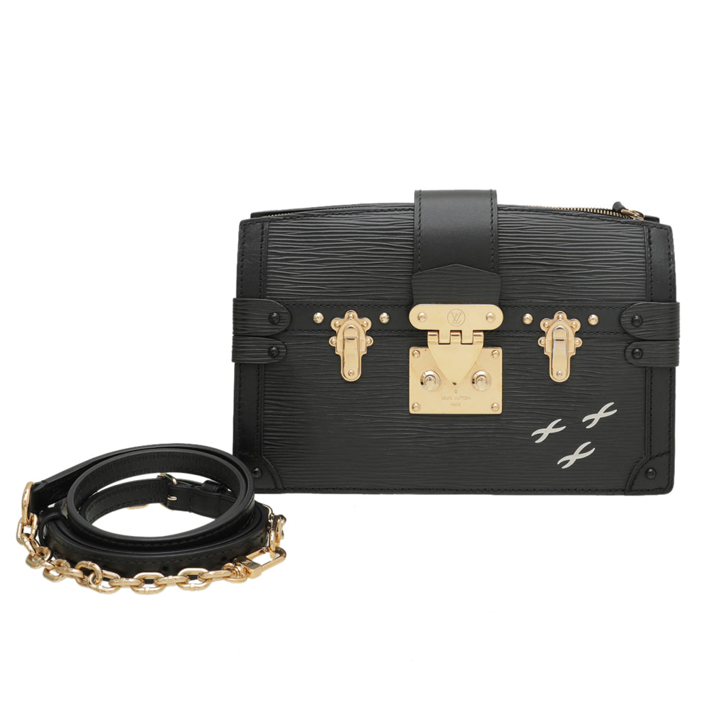 Louis Vuitton Black Trunk Clutch Bag-Louis Vuitton-THE CLOSET