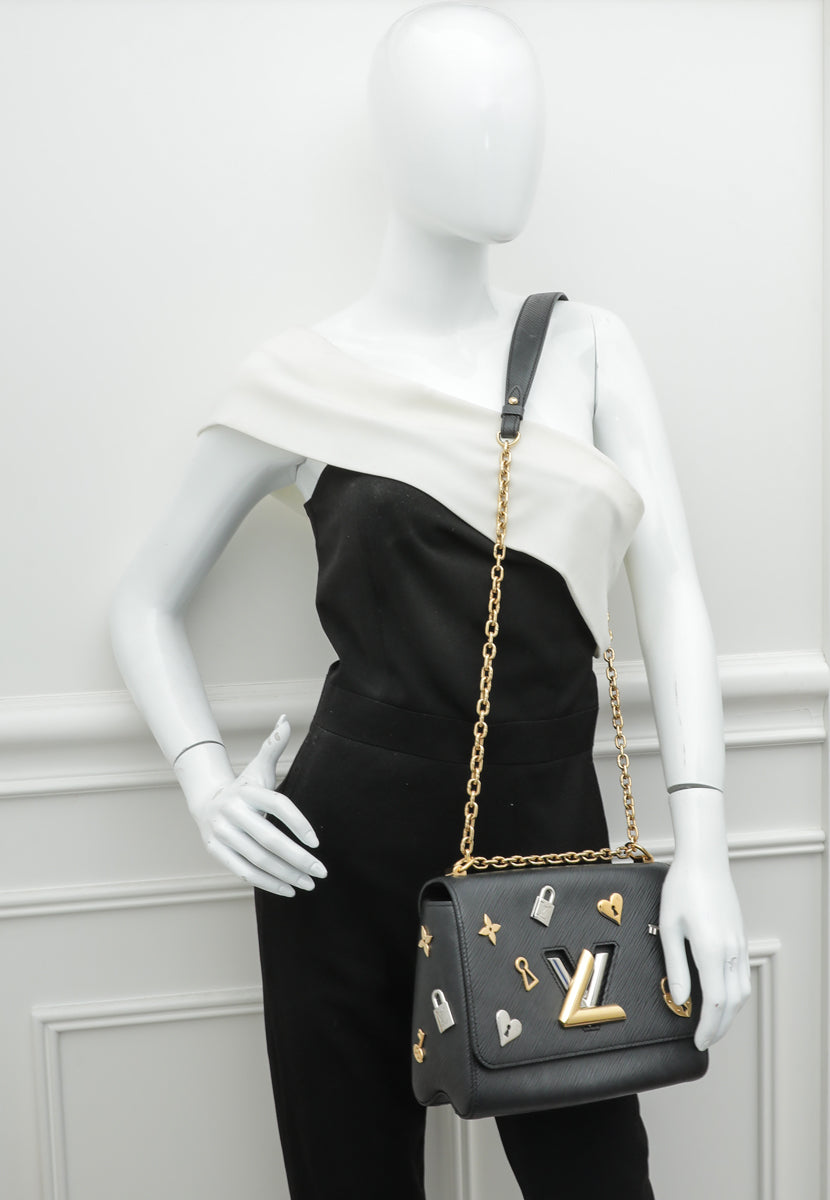 Louis Vuitton Black Twist Love Lock Bag – THE CLOSET