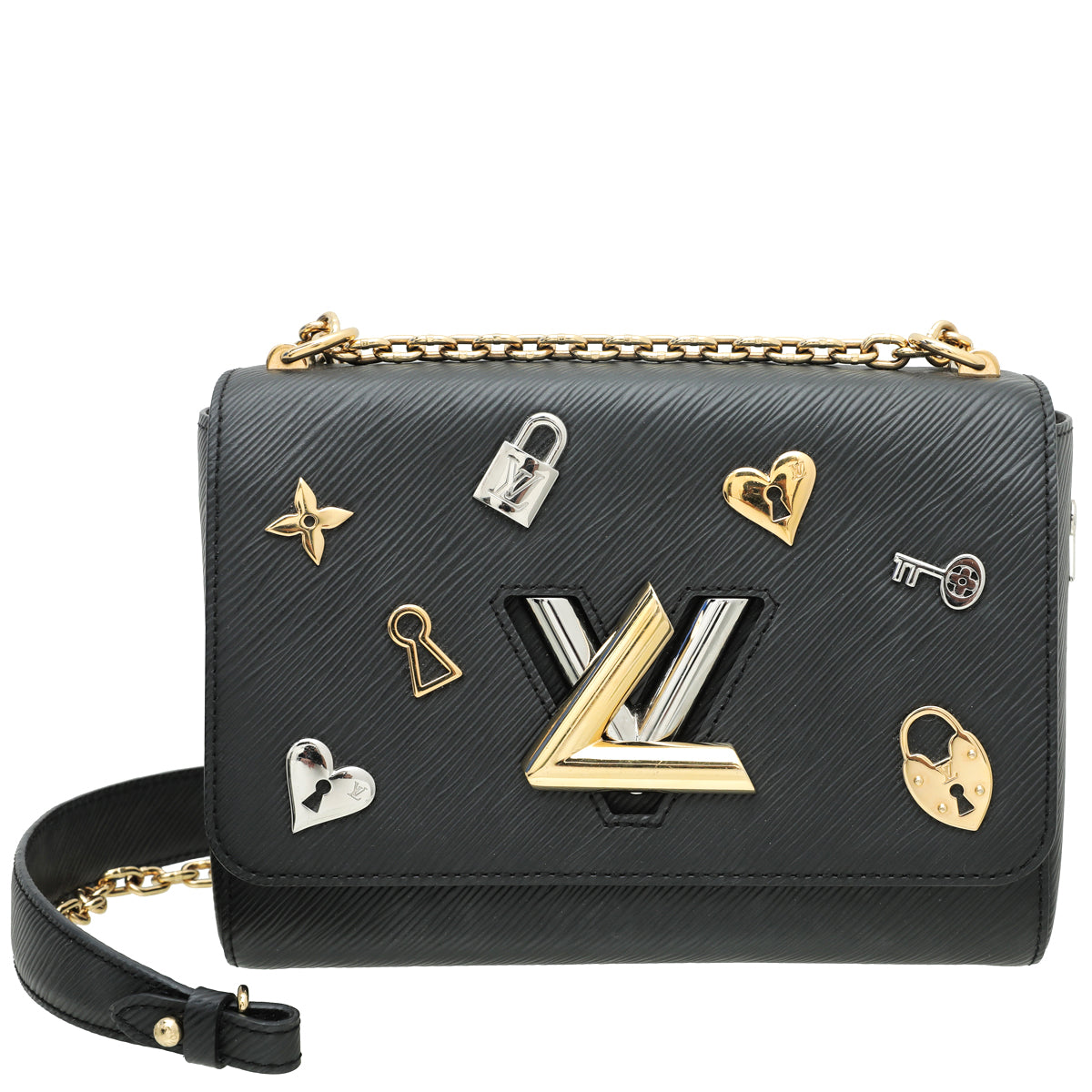 Louis Vuitton Black Twist Love Lock Bag - Main Image