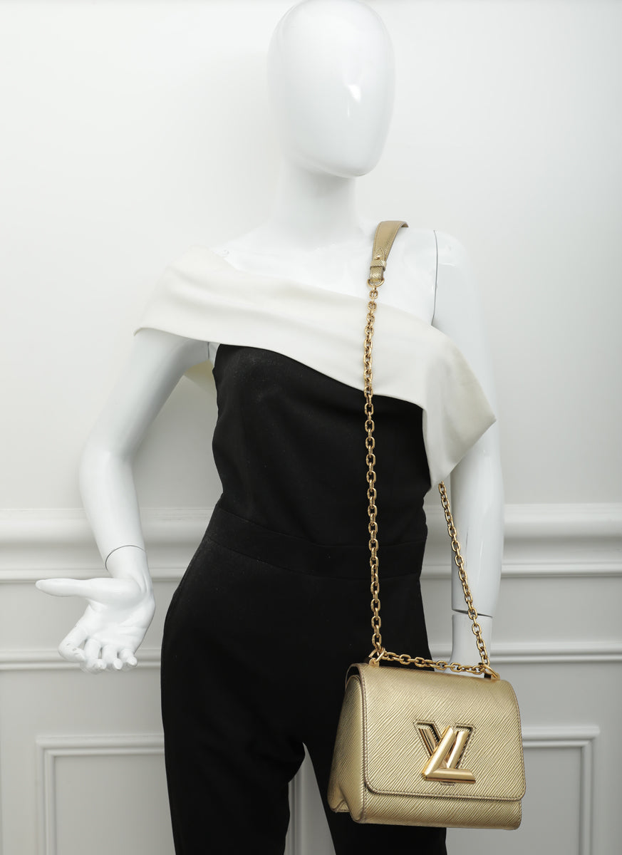 Louis Vuitton Metallic Gold Twist PM Bag-Louis Vuitton-THE CLOSET