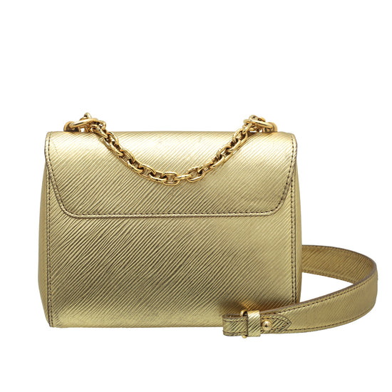 Louis Vuitton Metallic Gold Epi Leather Twist PM Bag at 1stDibs  golden louis  vuitton bag, gold louis vuitton, louis vuitton twist gold
