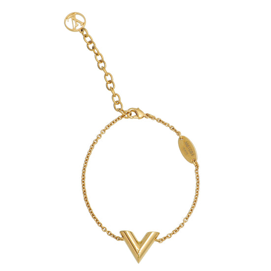 Essential v bracelet Louis Vuitton Gold in Metal - 32067682