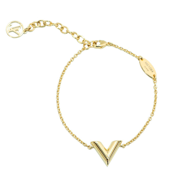 Louis Vuitton Gold Essential V Bracelet