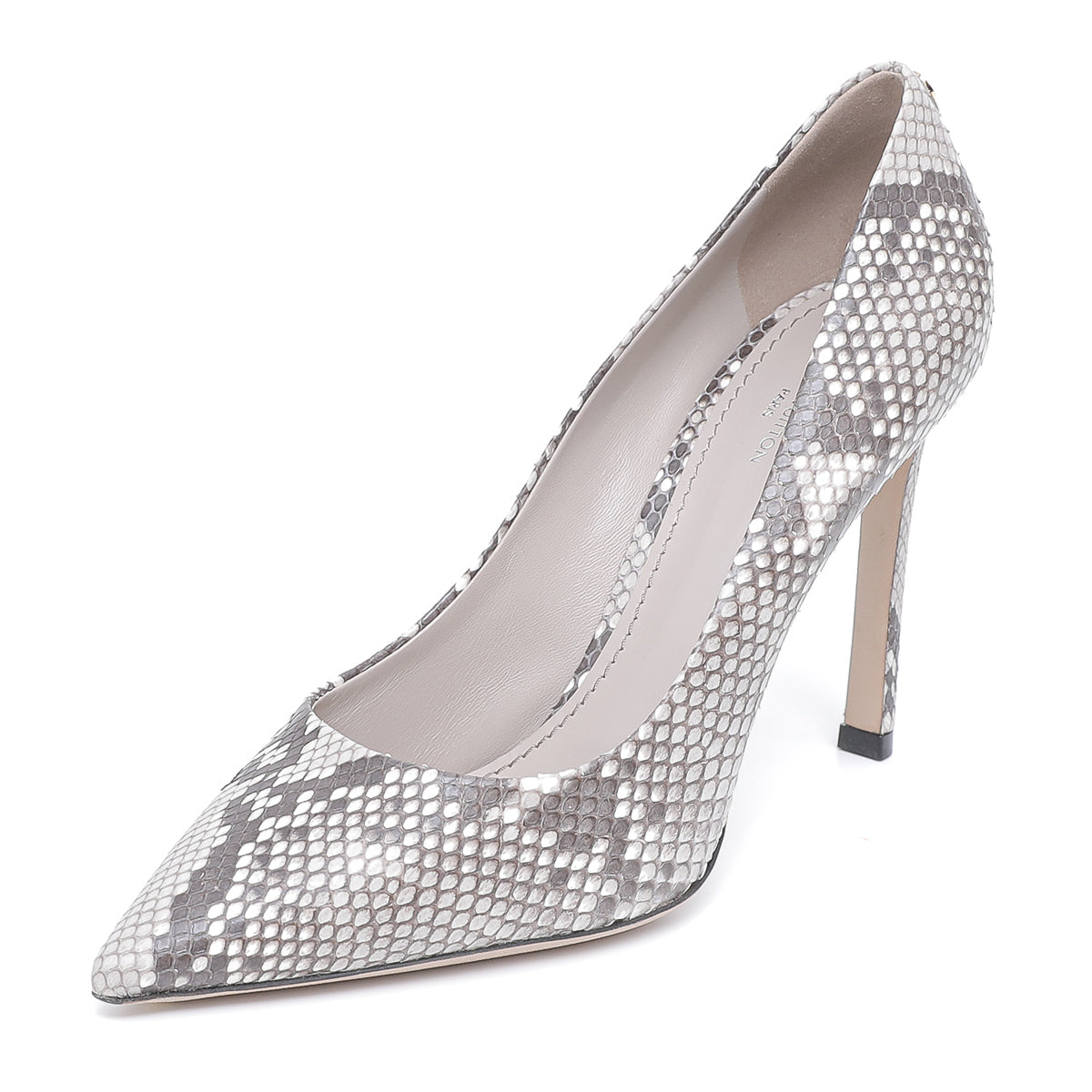 Louis Vuitton Bicolor Eyeline Python Pointed Pumps 38-Louis Vuitton-THE CLOSET