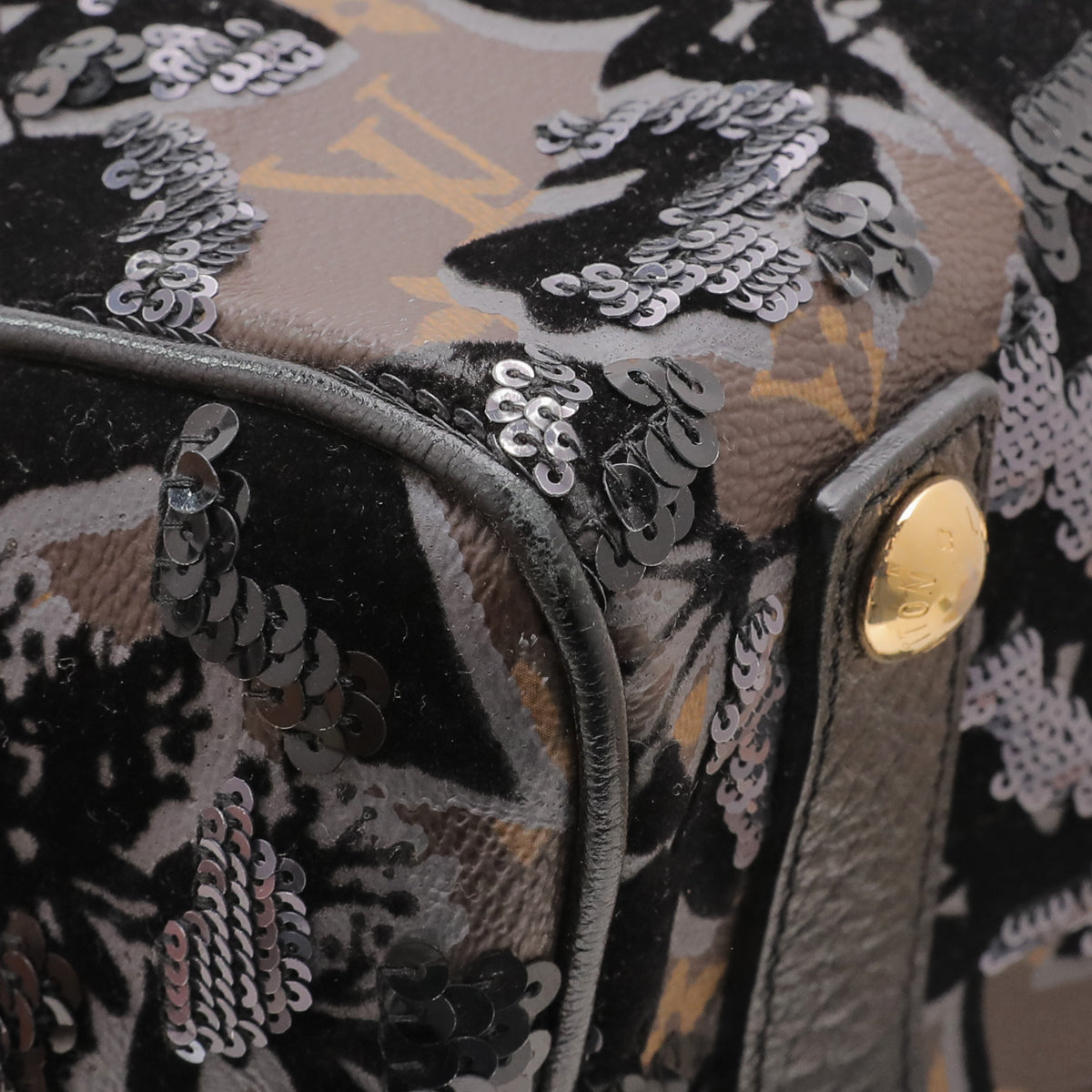 Louis Vuitton Monogram Fleur Jais Speedy Bag-Louis Vuitton-THE CLOSET