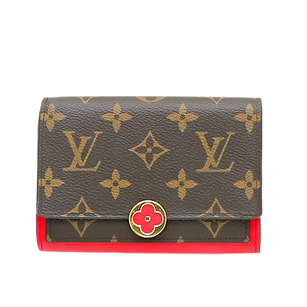 Louis Vuitton Bicolor Flore Compact Wallet-Louis Vuitton-THE CLOSET