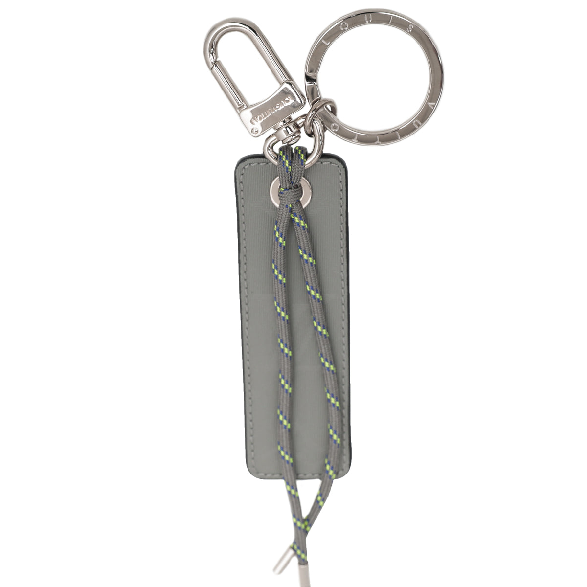 Louis Vuitton Gray Monogram Fluo Tab Bag Charm Key Holder-Louis Vuitton-THE CLOSET