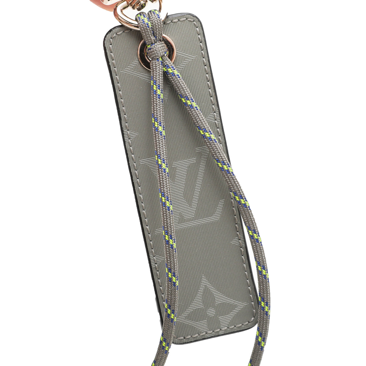 Louis Vuitton Gray Monogram Fluo Tab Bag Charm Key Holder