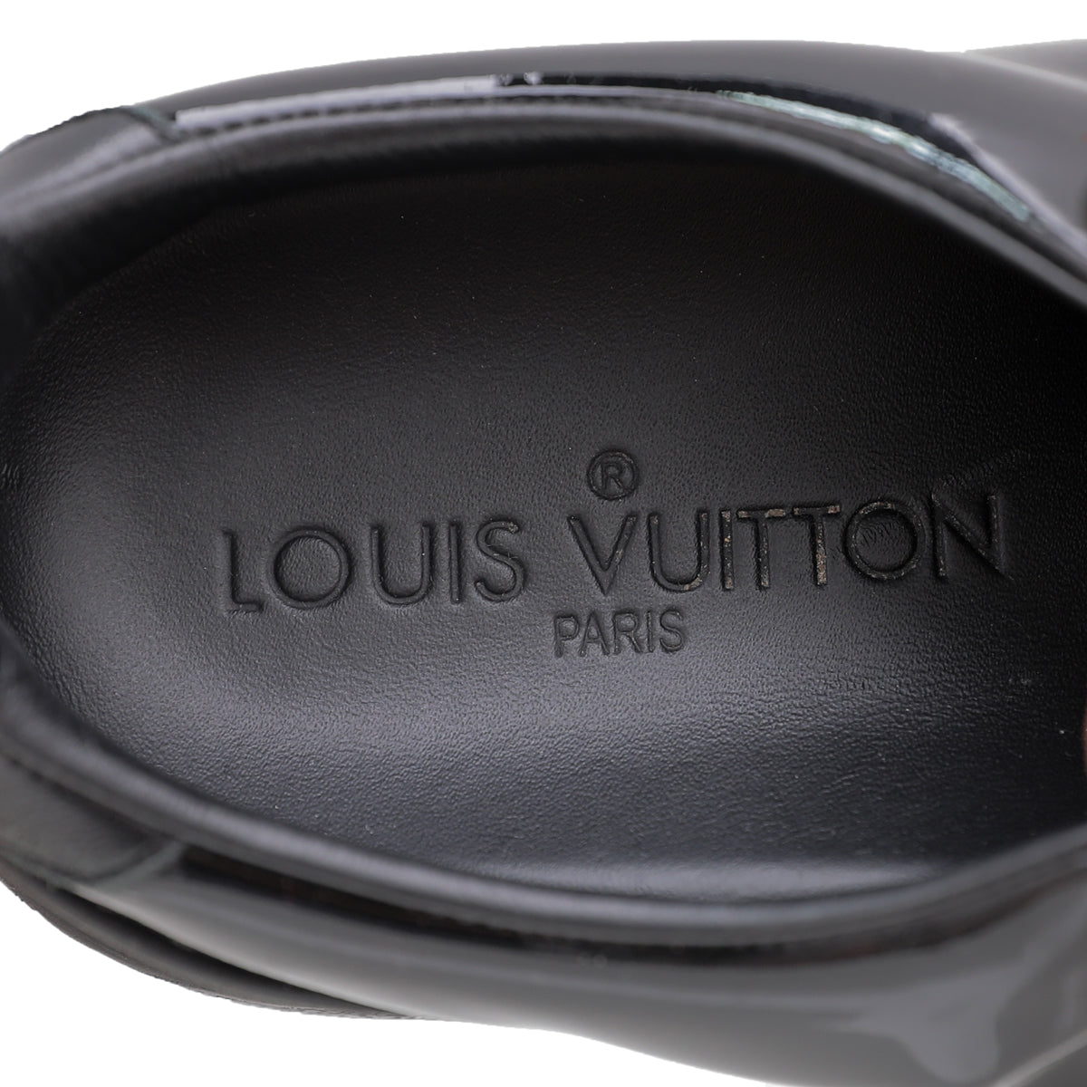 Louis Vuitton Black Vernis Front Sneakers 35