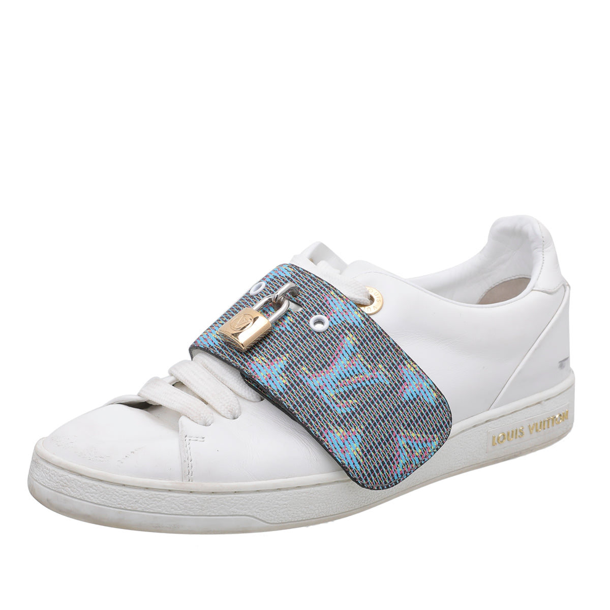Louis Vuitton 1A2XOM FRONTROW Sneaker, White, 42
