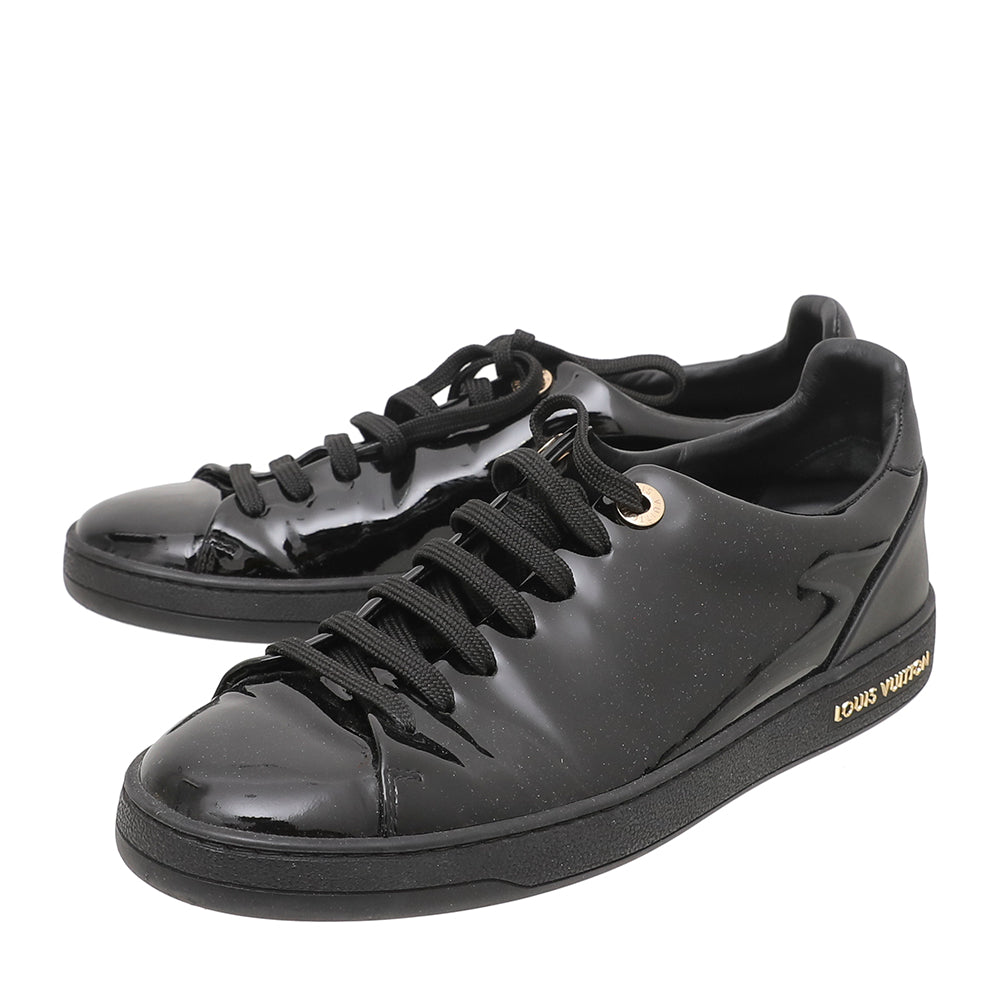 Louis Vuitton Black Frontrow Sneakers 37-Louis Vuitton-THE CLOSET