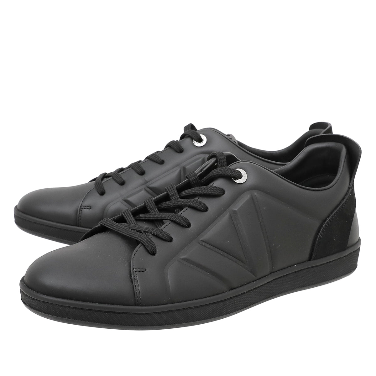Louis Vuitton Black Fuselage Men's Sneakers 43-Louis Vuitton-THE CLOSET