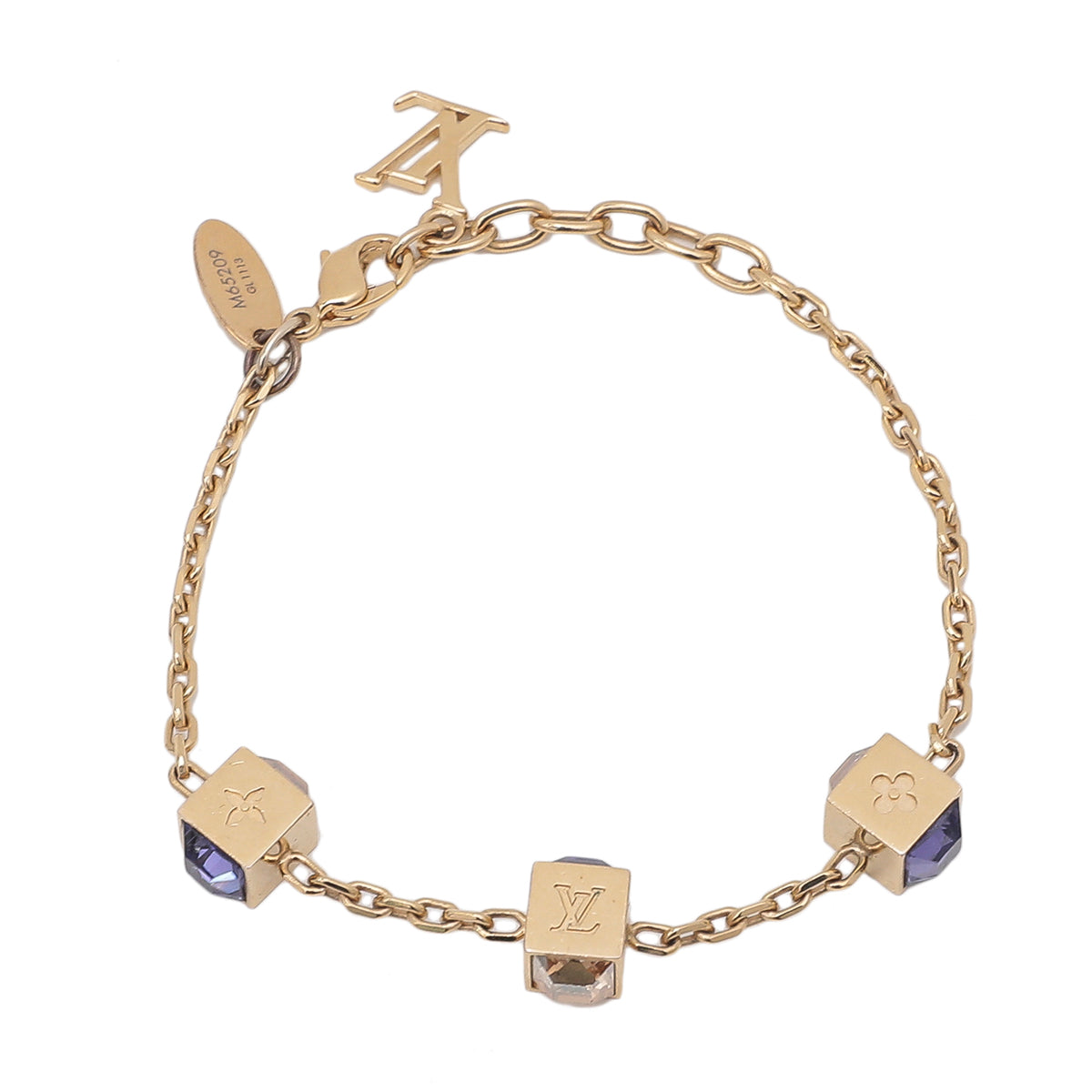 Louis Vuitton Purple-White Gamble Bracelet-Louis Vuitton-THE CLOSET