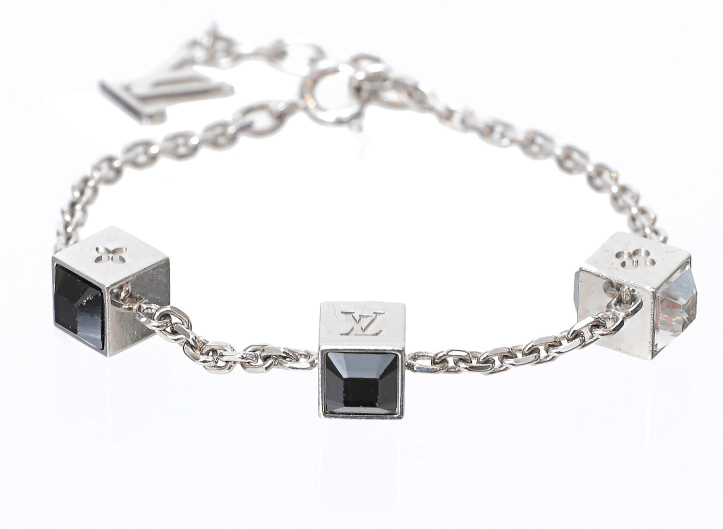 Louis Vuitton Silver Stones Gamble Bracelet-Louis Vuitton-THE CLOSET