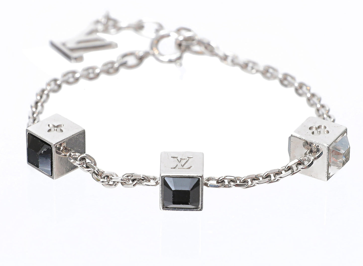 Louis Vuitton Silver Stones Gamble Bracelet