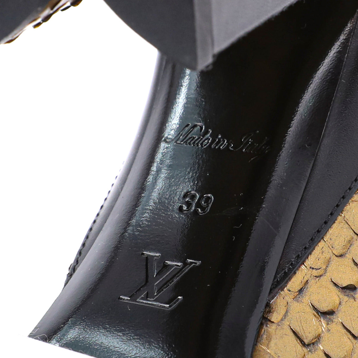Louis Vuitton Bicolor Gamble Diva Python Pump 39-Louis Vuitton-THE CLOSET
