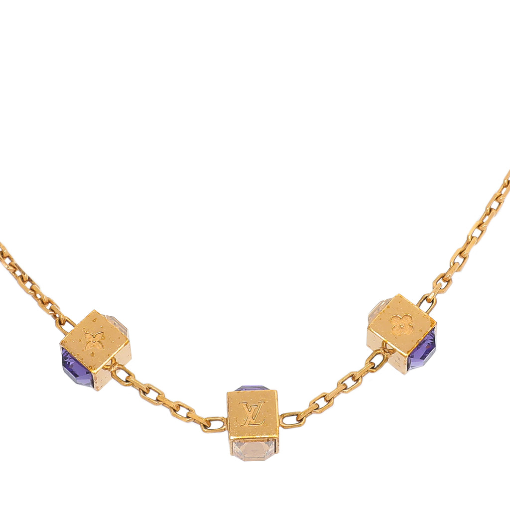 Louis Vuitton Gamble Station Necklace