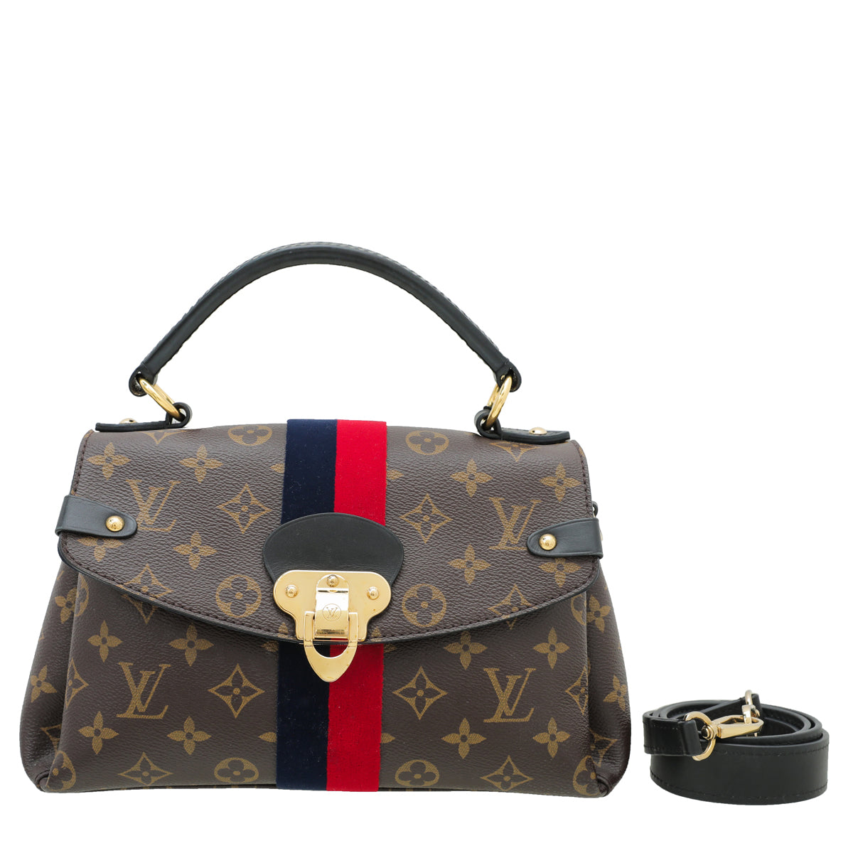 Louis Vuitton, Bags, Georges Mm Monogram Mari Ceris M43778 Redblue