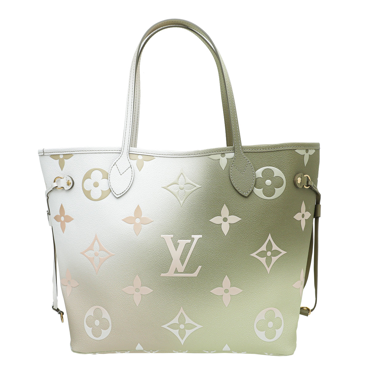 Louis Vuitton Sunset Khaki Giant Spring In The City Neverfull MM Bag-Louis Vuitton-THE CLOSET