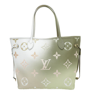 Louis Vuitton Sunset Khaki Giant Spring In The City Neverfull MM Bag