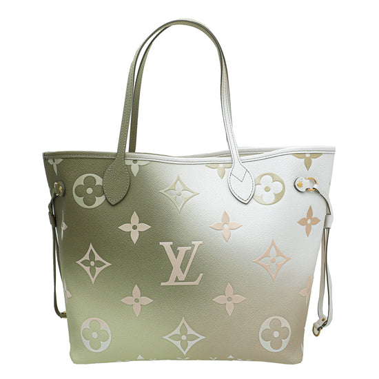 Louis Vuitton Spring in the City Neverfull MM Tote Bag Sunset Khaki M59859