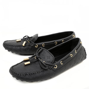 Louis Vuitton Black Gloria Loafers 36