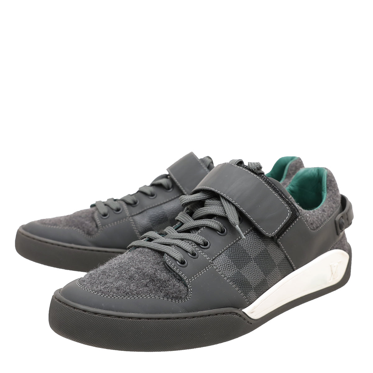 Louis Vuitton Graphite Elliptic Sneaker 6.5-Louis Vuitton-THE CLOSET