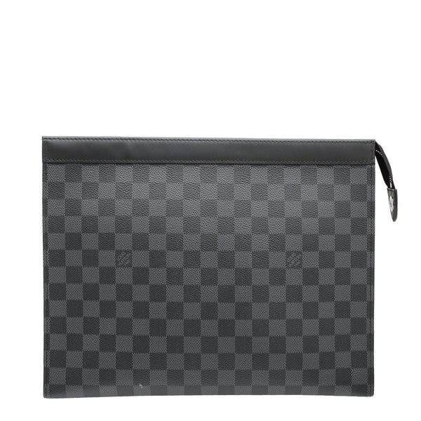 Louis Vuitton Graphite Pochette Voyage GM Clutch THE CLOSET