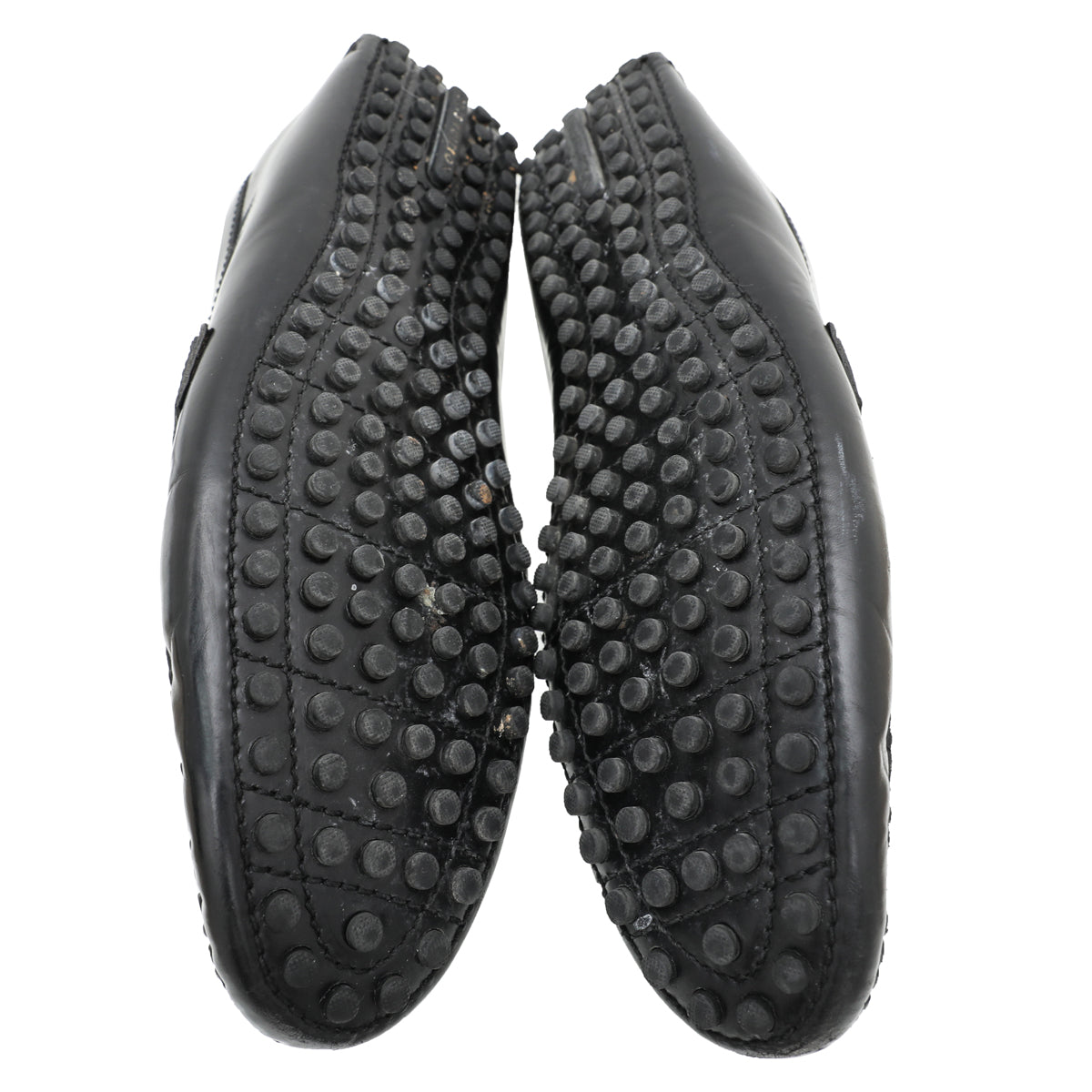 Louis Vuitton Black Hockenheim Moccasin Loafer 7.5