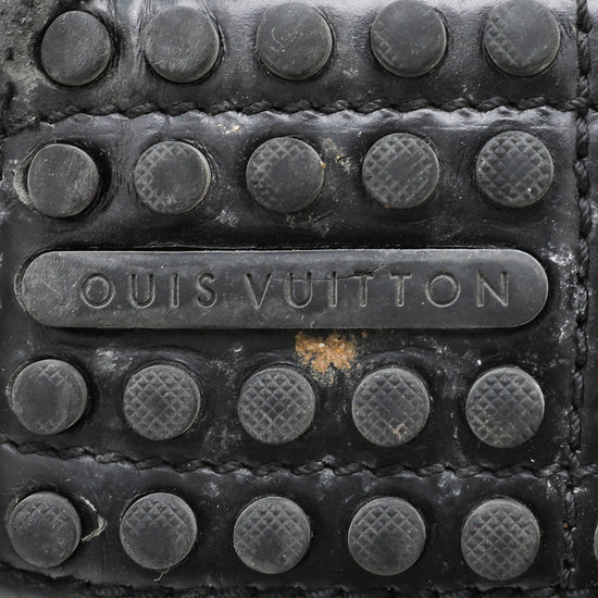 Louis Vuitton Black Hockenheim Moccasin Loafer 7.5