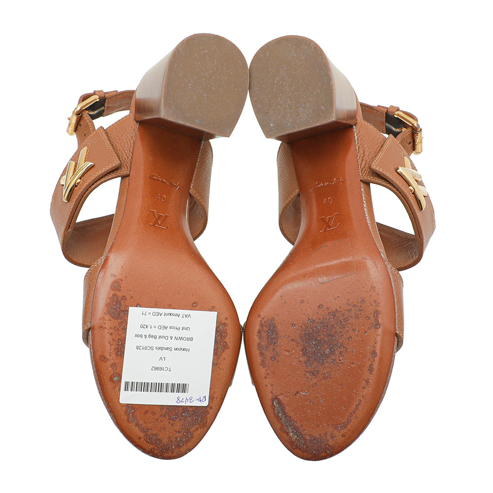 WMNS) LOUIS VUITTON LV Horizon Sports sandals 'Brown' 1A4XSZ - KICKS CREW