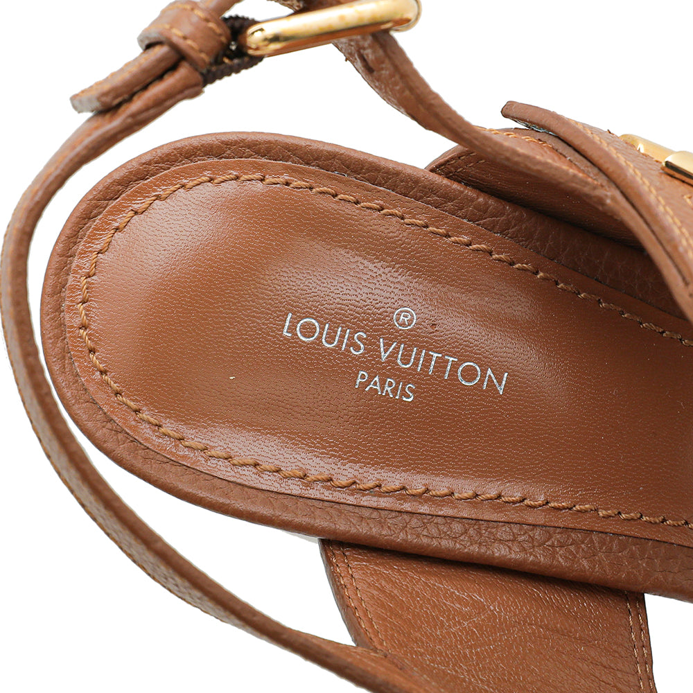 Louis Vuitton Brown Horizon Sandals 40
