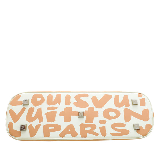 Louis Vuitton Beige Horizontal Alma Graffiti Bag