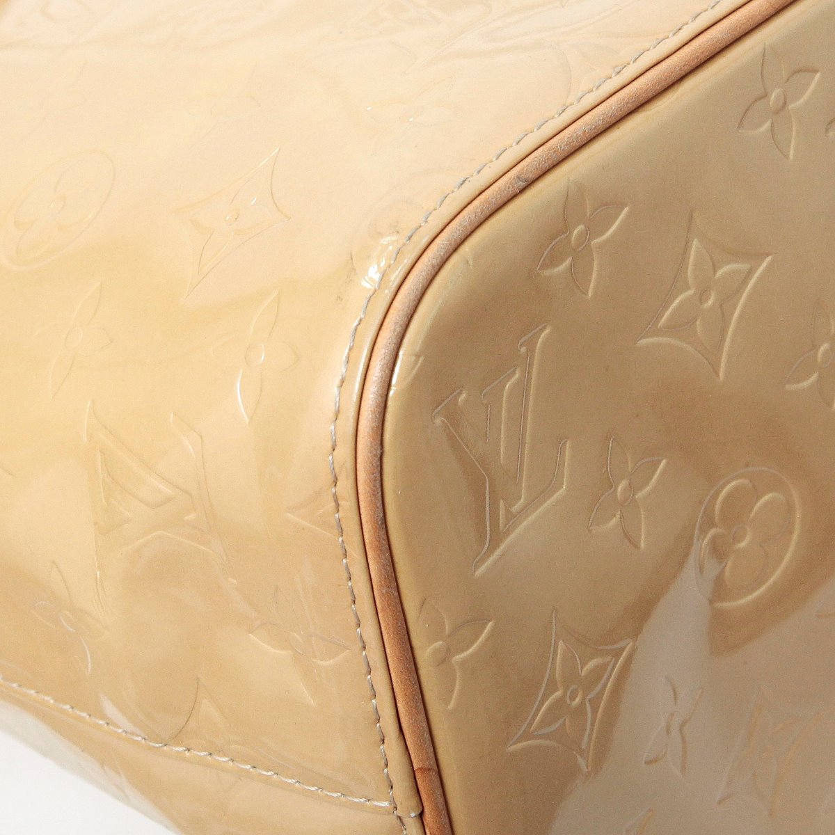 Louis Vuitton Beige Vernis Houston Bag