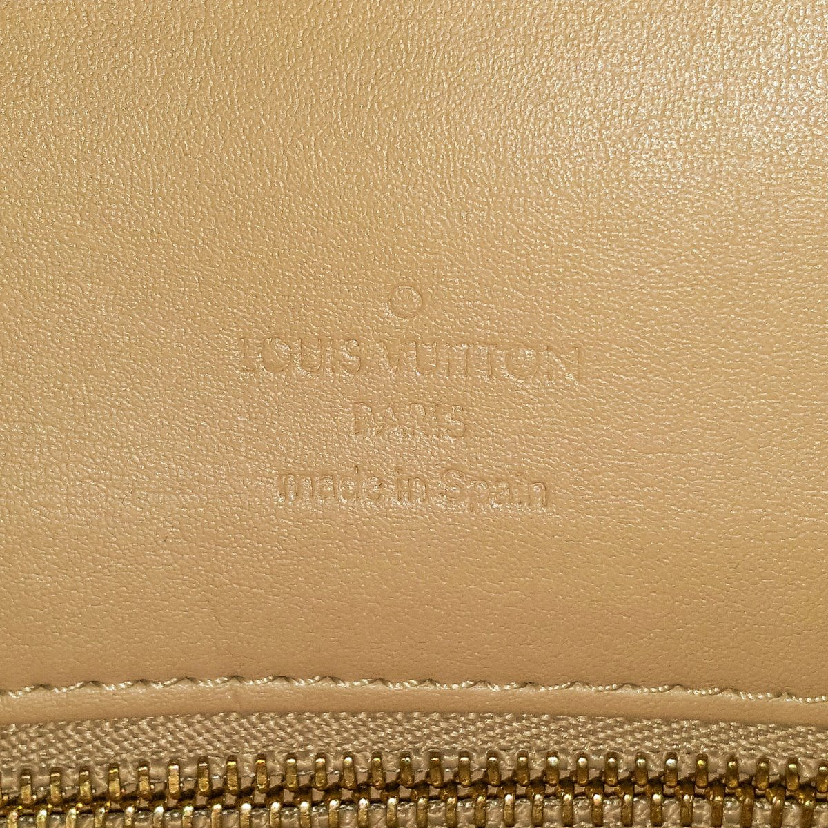Louis Vuitton Beige Vernis Houston Bag