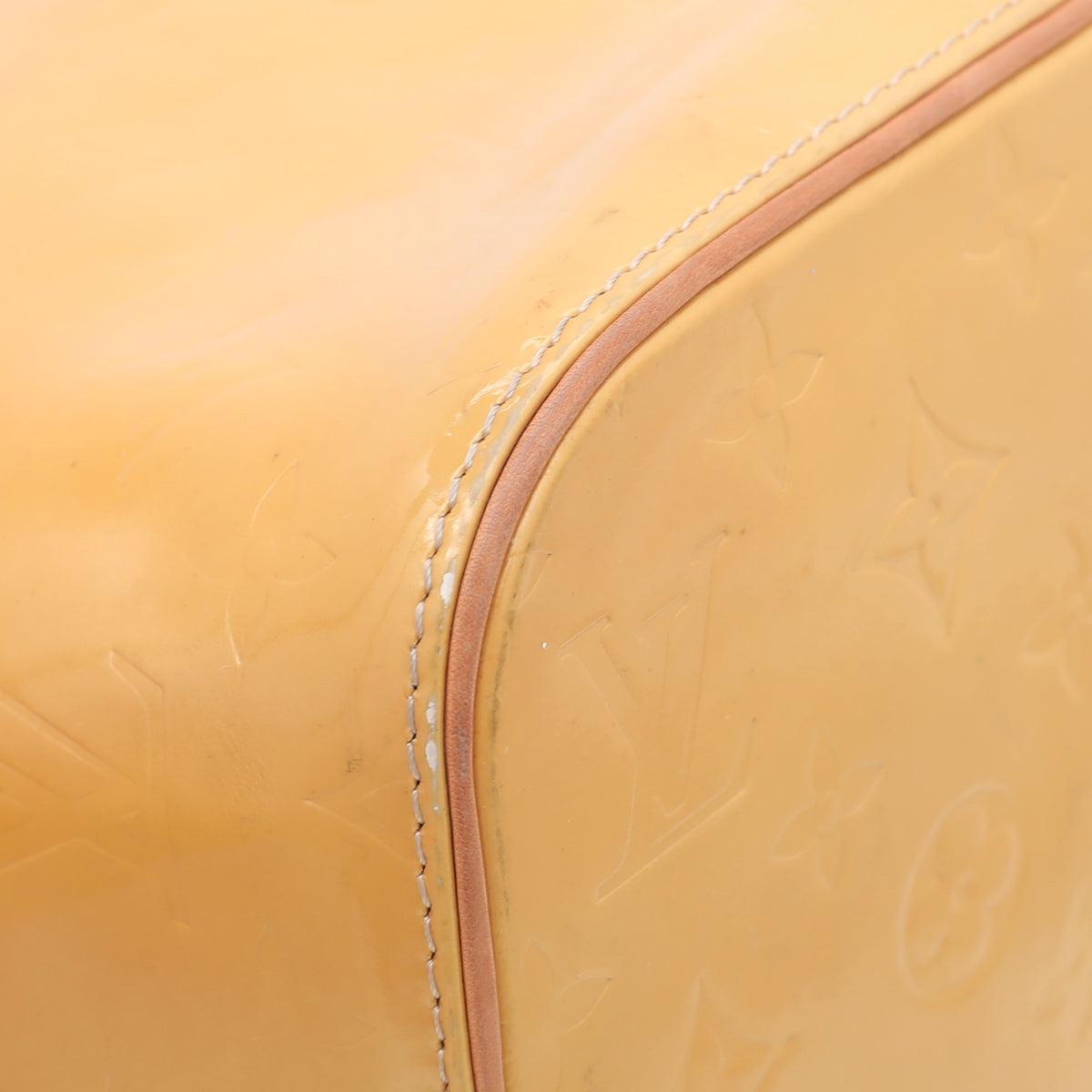 Louis Vuitton Yellow Monogram Vernis Houston Bag-Louis Vuitton-THE CLOSET