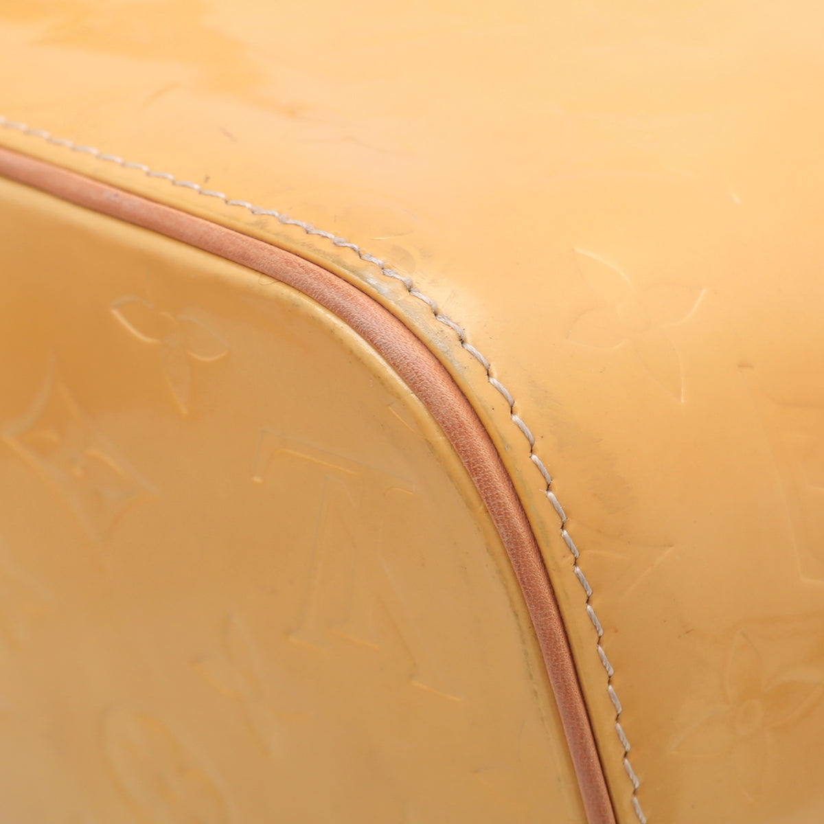 Louis Vuitton Yellow Monogram Vernis Houston Bag-Louis Vuitton-THE CLOSET