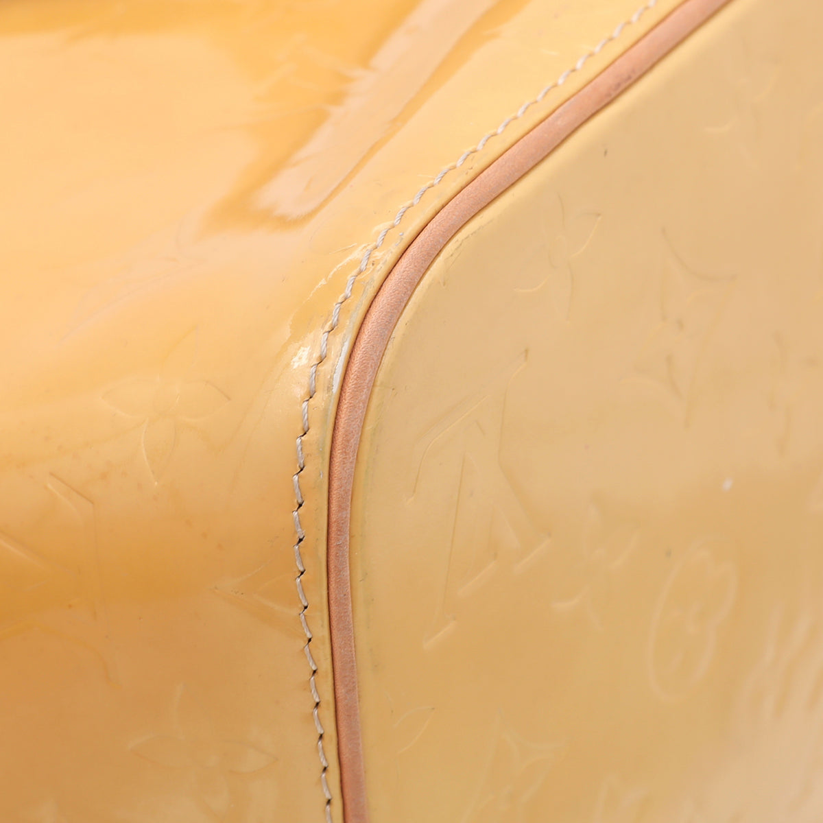 Louis Vuitton Yellow Monogram Vernis Houston Bag-Louis Vuitton-THE CLOSET