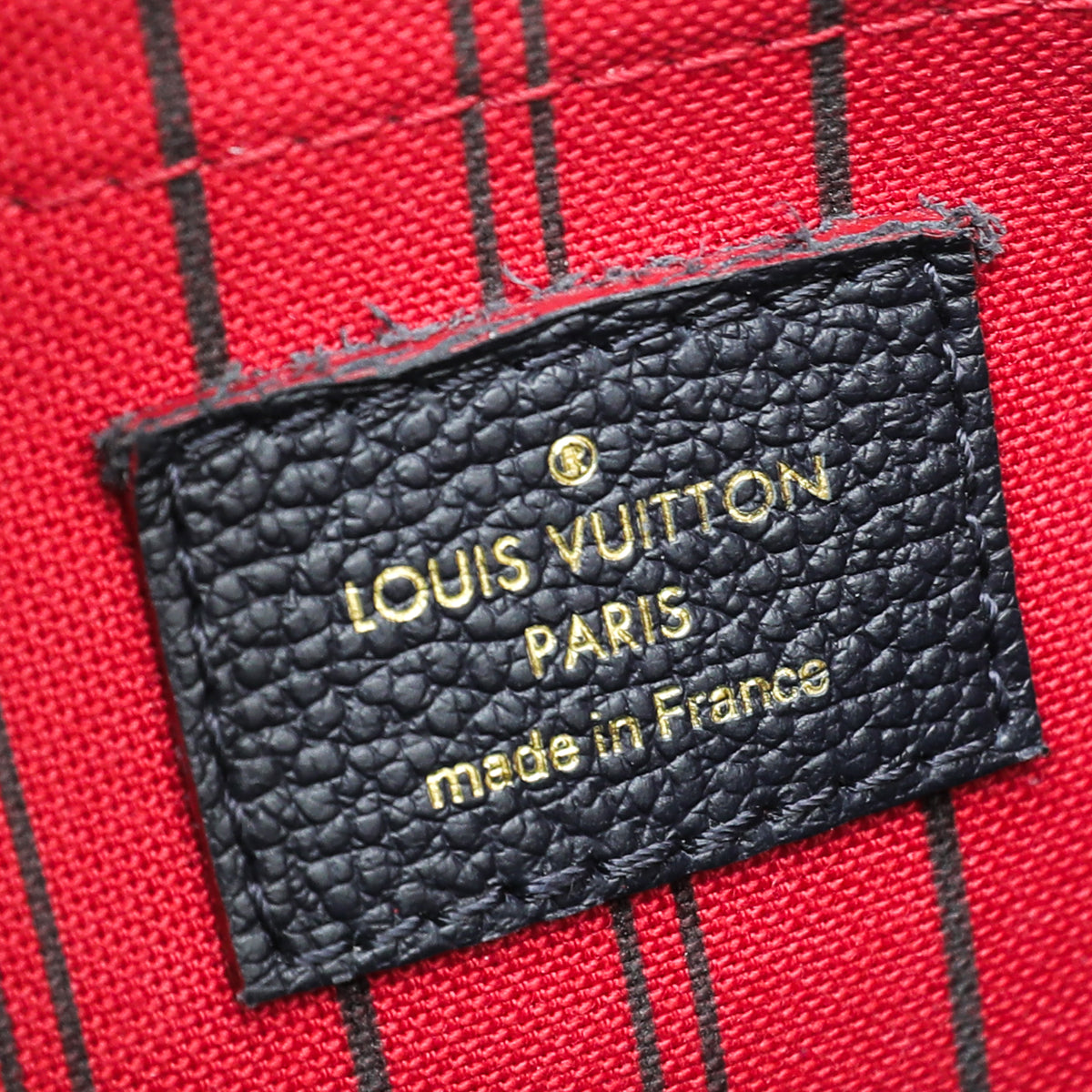 Louis Vuitton Marine Rouge Monogram Empreinte Montaigne BB Bag-Louis Vuitton-THE CLOSET