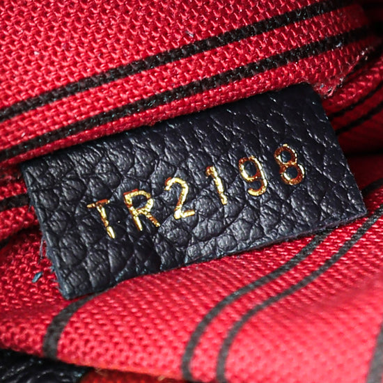 Louis Vuitton Marine Rouge Empreinte Leather Montaigne Bb Bag