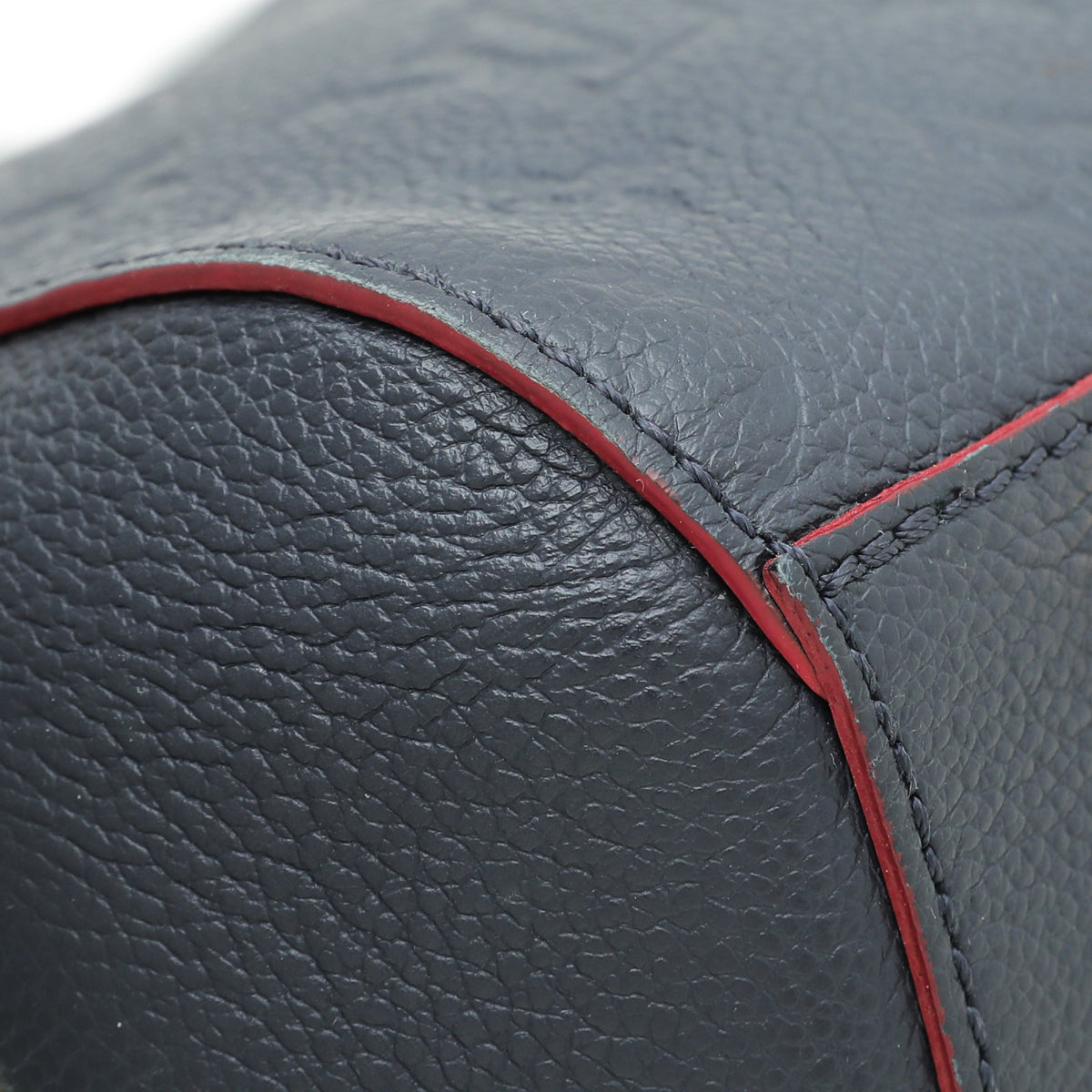 Louis Vuitton Marine Rouge Monogram Empreinte Leather Montaigne BB