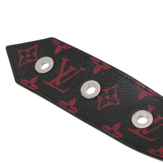 Louis Vuitton Mng Gradient Tie Red Silk