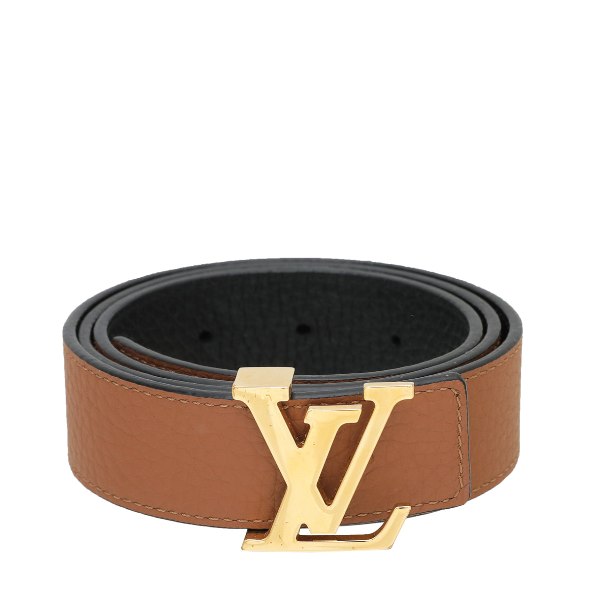 Louis Vuitton Bicolor Initiales Taurillon Reversible Belt 30-Louis Vuitton-THE CLOSET