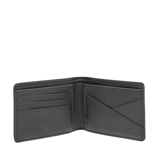 Louis Vuitton Wallet Multiple Taurillon Black in Embossed Taurillon  Monogram Cowhide Leather - US