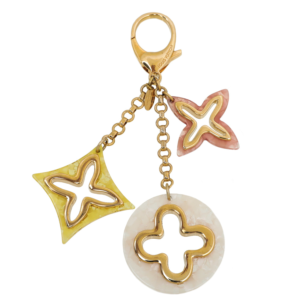 Louis Vuitton Pink Multicolor Insolence Key Holder and Bag Charm