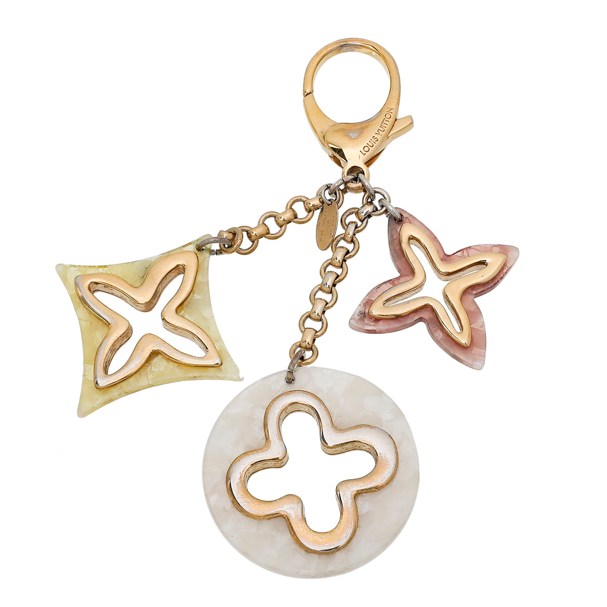 Louis Vuitton Pink Multicolor Insolence Key Holder and Bag Charm-Louis Vuitton-THE CLOSET