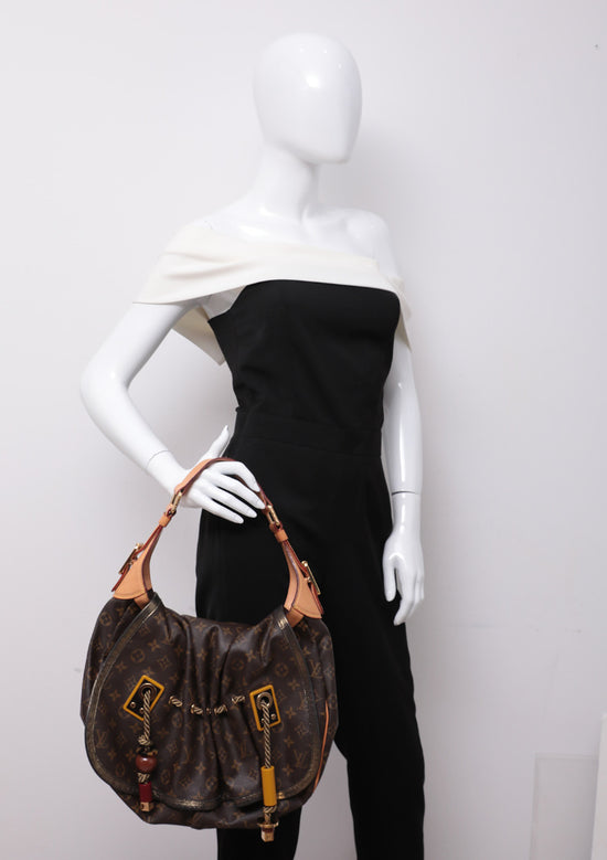 Kalahari leather satchel Louis Vuitton Brown in Leather - 38071237